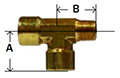 Brass Forged Street Tee Diagram